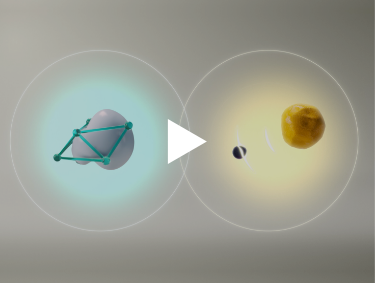 Still from an animation that explains the Lynparza combination therapy mode of action